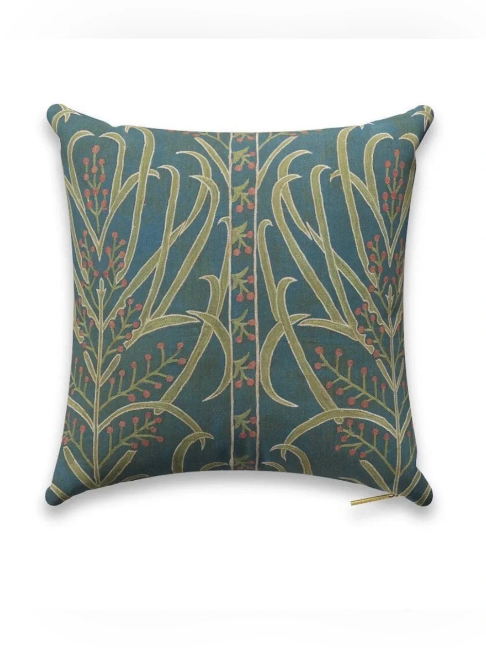 St. Frank Teal Vines Suzani Accent Pillows